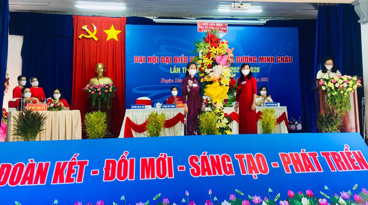 Phụ nữ huyện Dương Minh Châu tổ chức Đại hội lần thứ XII